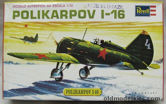 Revell 1/72 Polikarpov I-16 - Kikoler Brazil Issue, H635 plastic model kit